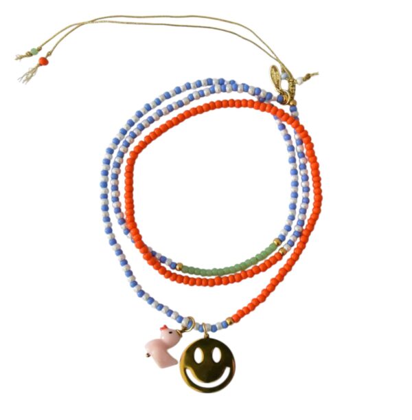 Duck me Up  - Colour Blocking Kette ORANGE – Bild 1