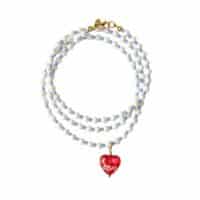 Love Whisper - Magnesit Kette – Bild 4