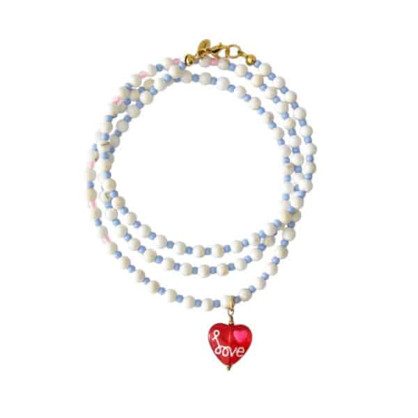 Love Whisper - Magnesit Kette – Bild 4