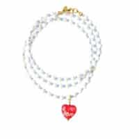 Love Whisper - Magnesit Kette – Bild 3