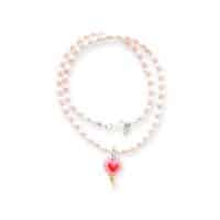 Coral Heart - Howlith Kette – Bild 2