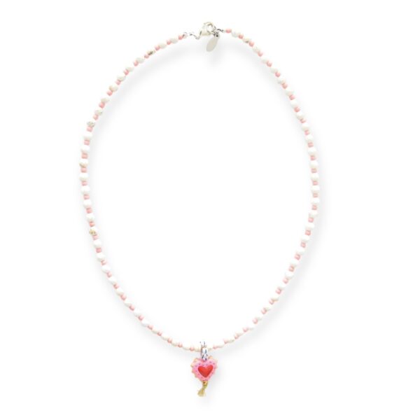 Coral Heart - Howlith Kette – Bild 3