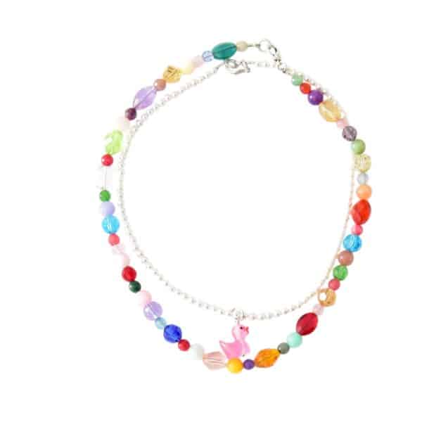 Neon Duck - Pearl Charm Kette – Bild 3