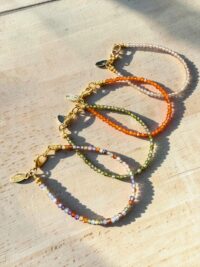 Stylisches Zirkonia Armband "Sofia" - Regenbogen  Gold – Bild 4