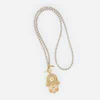 Verzierte Hand In Gold Allrounder "Cleo" in mittellang – Bild 3