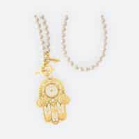 Verzierte Hand In Gold Allrounder "Cleo" in mittellang – Bild 5