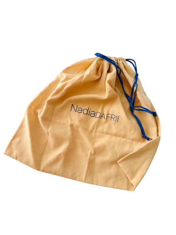 Einzelstück ROSA PASTELL MIDYE BAG Original NADIA  DAFRI Paris handgefertigte Designer Handtasche Bag Luxus ROSA – Bild 8