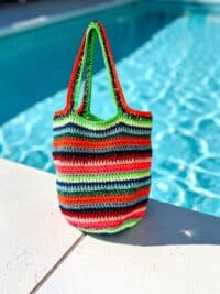 Einzelstück FERIAH M Original NADIA  DAFRI Paris handgefertigte Designer Handtasche Bag Luxus Grün Blau Orange UNIKAT – Bild 2